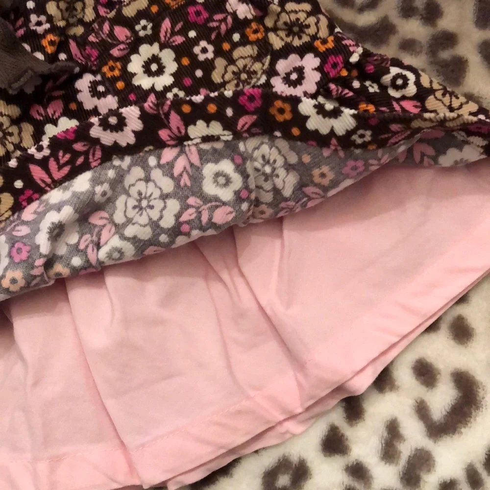 Carter’s Brown Floral Corduroy Skirt Size 24 months girls